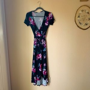 Floral Wrap Dress